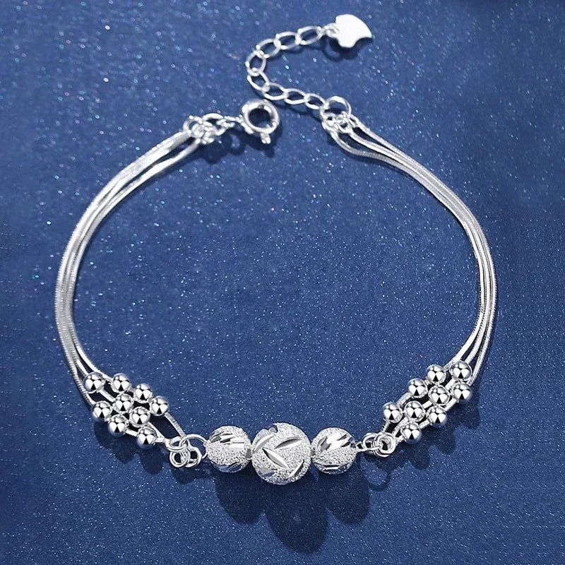 Luxury 925 Sterling Silver Peacock Open Bracelet