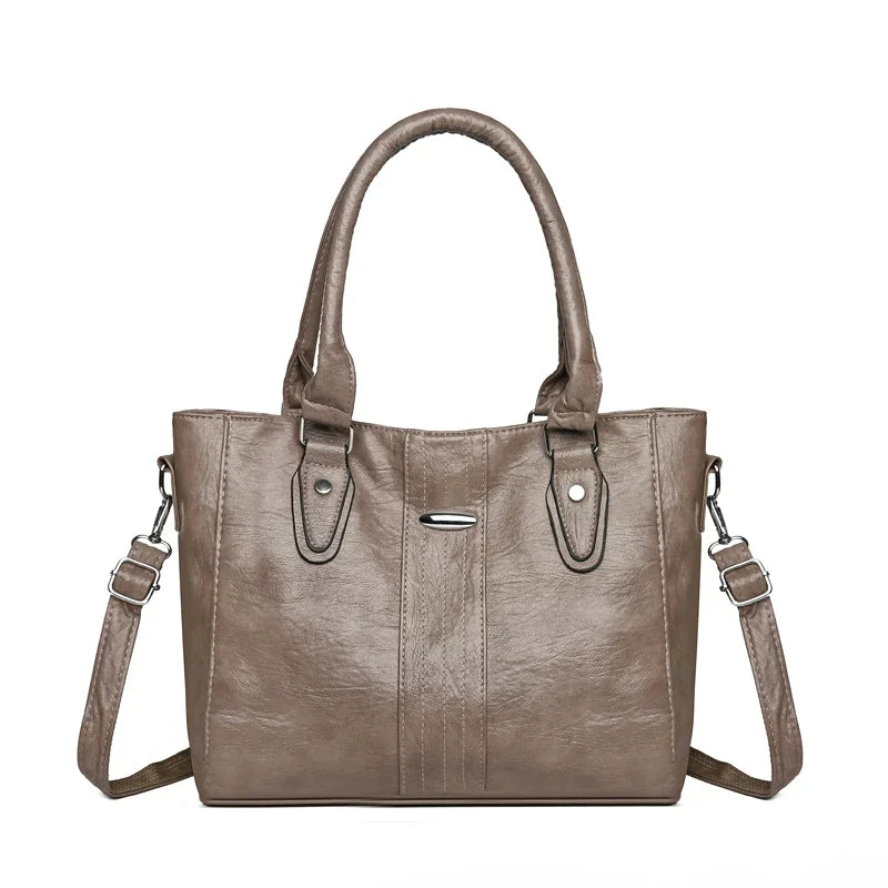 Vintage Soft Leather Handbag for Women