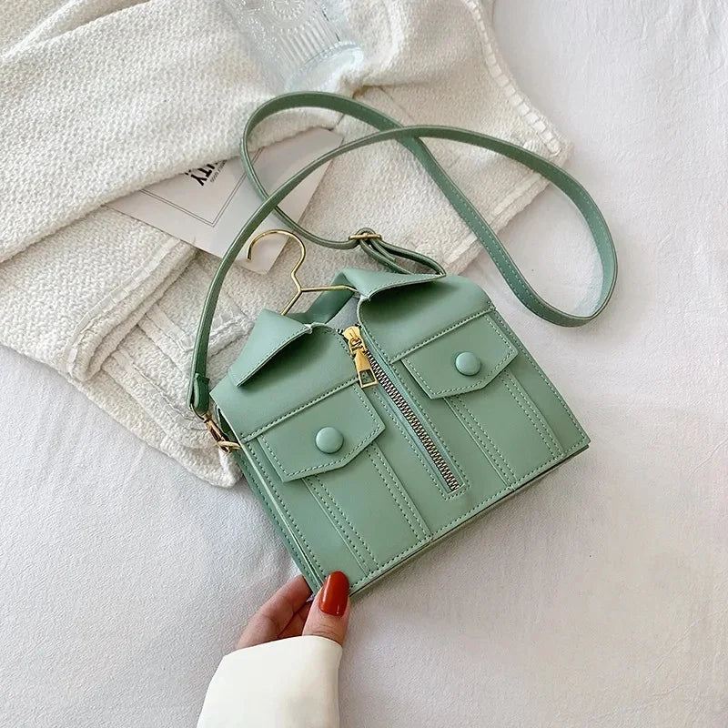Casual 3D Jacket Style Crossbody Bag