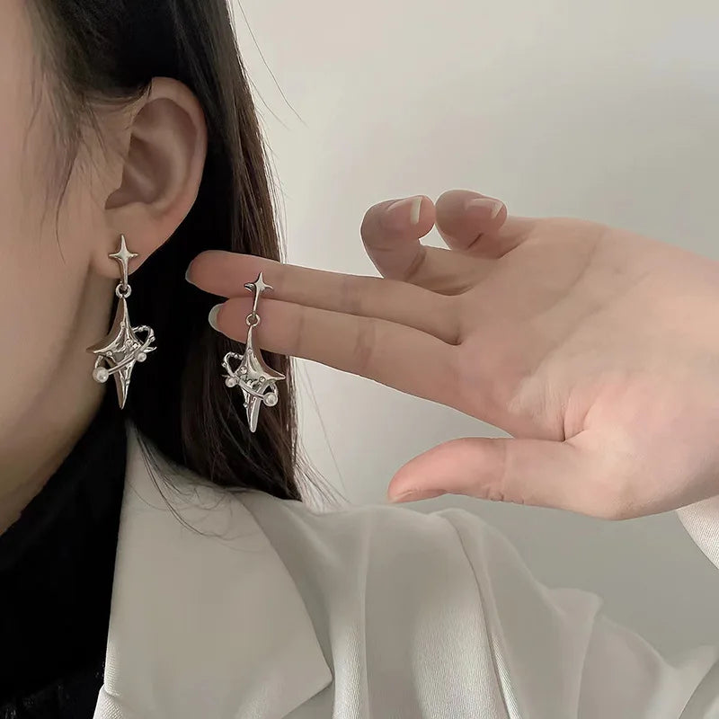 Y2K Bowknot Zircon Stud Earrings