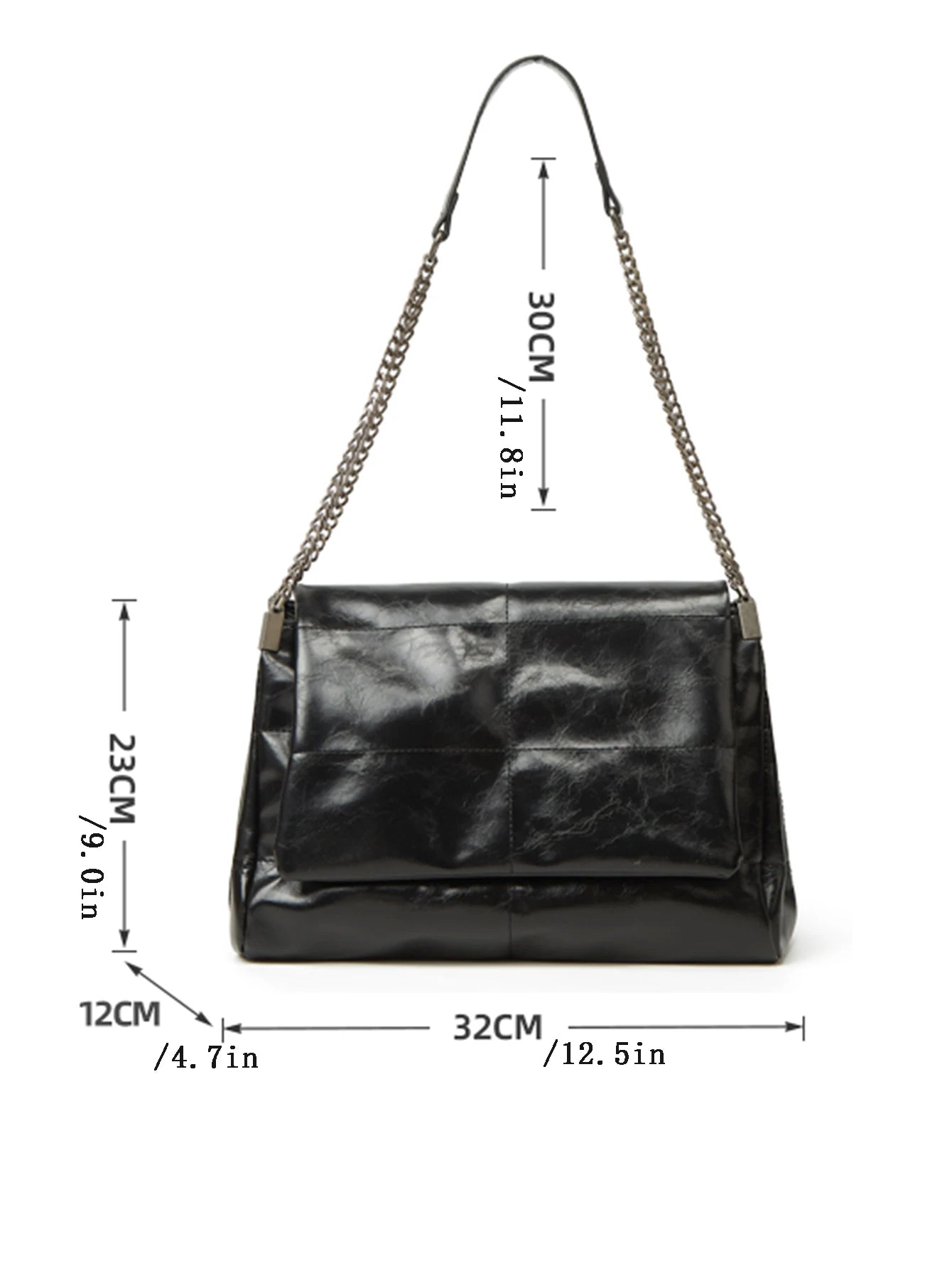 Large Capacity Women's Chain Tote Bag