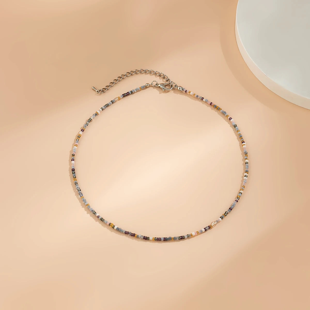 Bohemian Multicolour Seed Beads Necklace