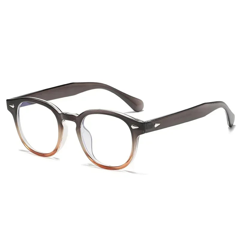 JNPCXI Retro Round Rivet Sunglasses UV400