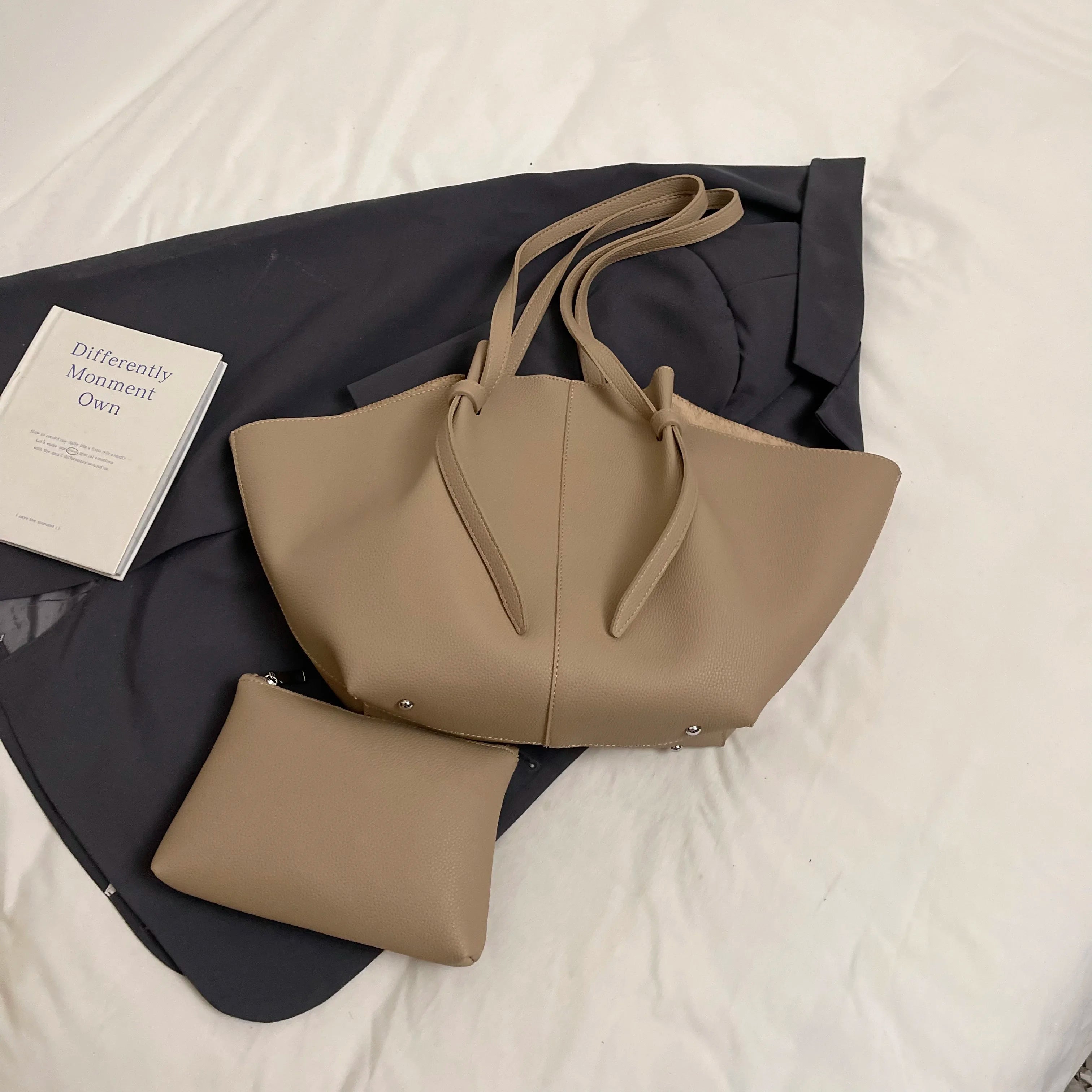 2025 Luxury Designer 2-in-1 Tote Set