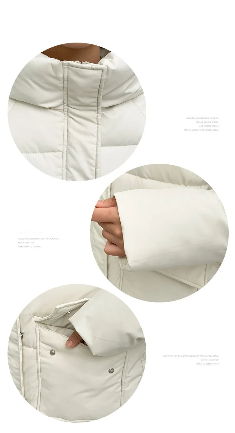 Women Winter Oversize Outwear Cotton Down Coat