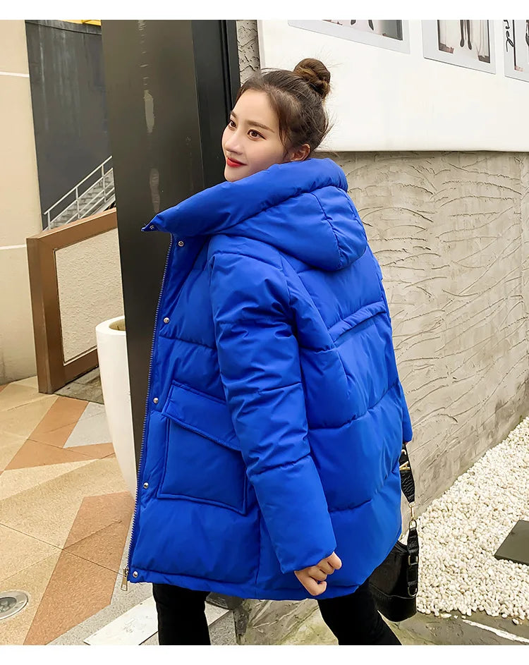 Women Winter Oversize Outwear Cotton Down Coat
