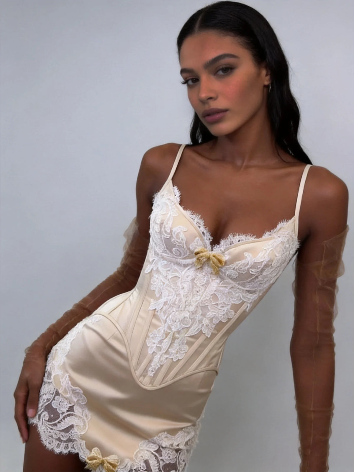 Women Lace Corset Bustier Overbust With Cups Lace Up Boned Shaping Tops