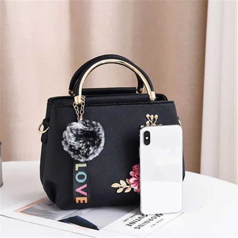 3D Flower Mini Crossbody Handbag