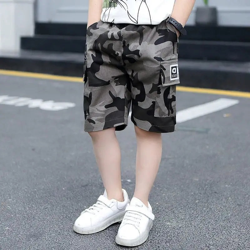 Boys' Camouflage Sports Shorts