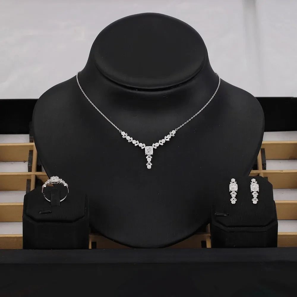 Luxury Saudi Arabia Bridal Jewelry Set
