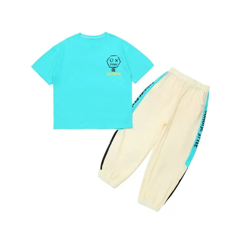 Boys' Letter T-Shirt & Pants Set