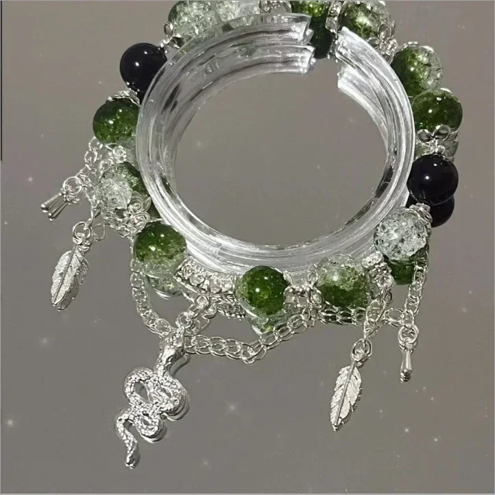 Personalized Bead Tassel Bracelet for Women