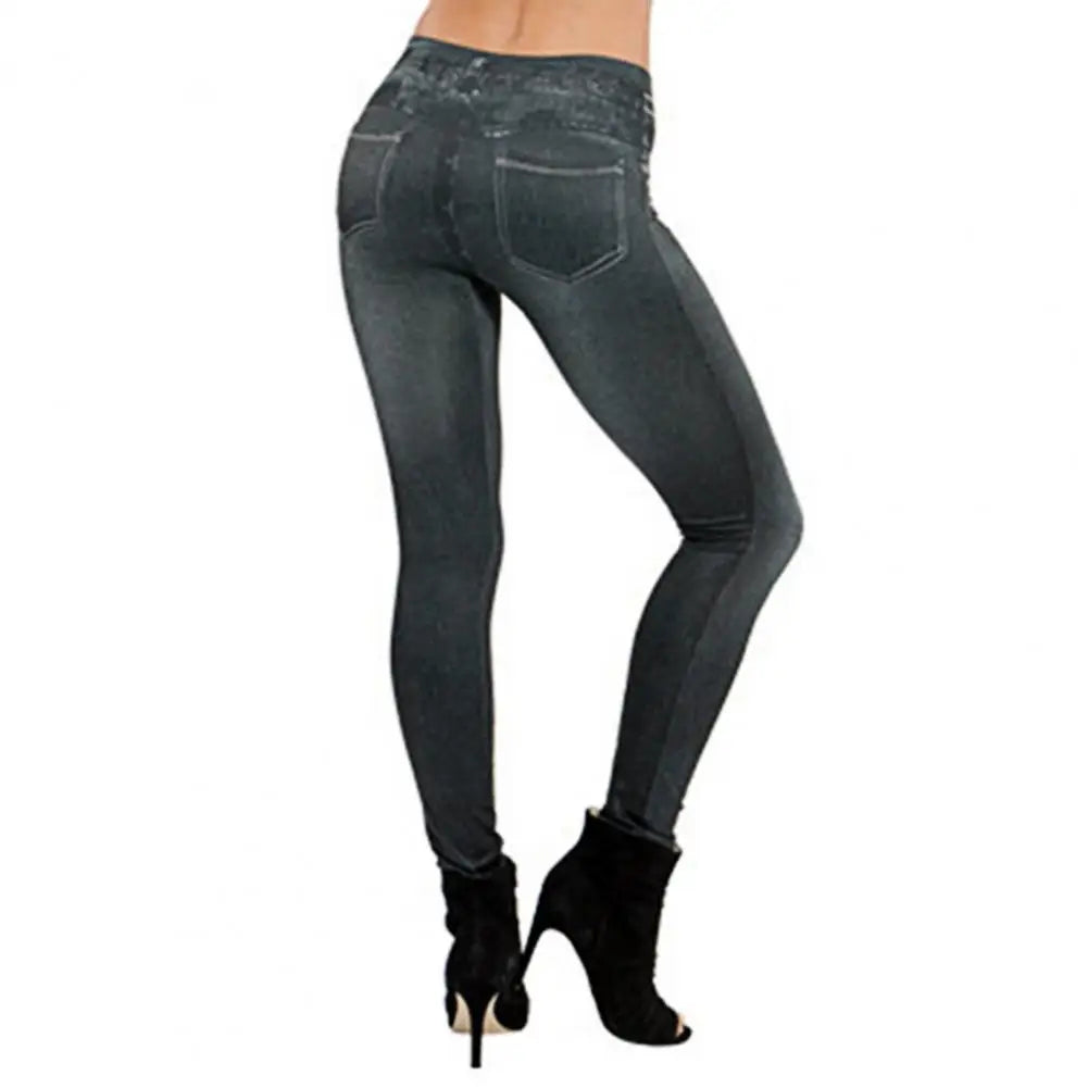 Women's High-Waist Multi-Pocket Jeans