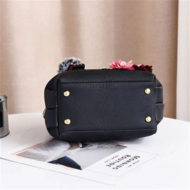 3D Flower Mini Crossbody Handbag