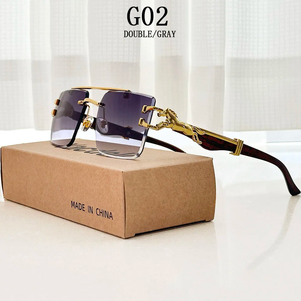 Vintage Square Sunglasses for Men & Women