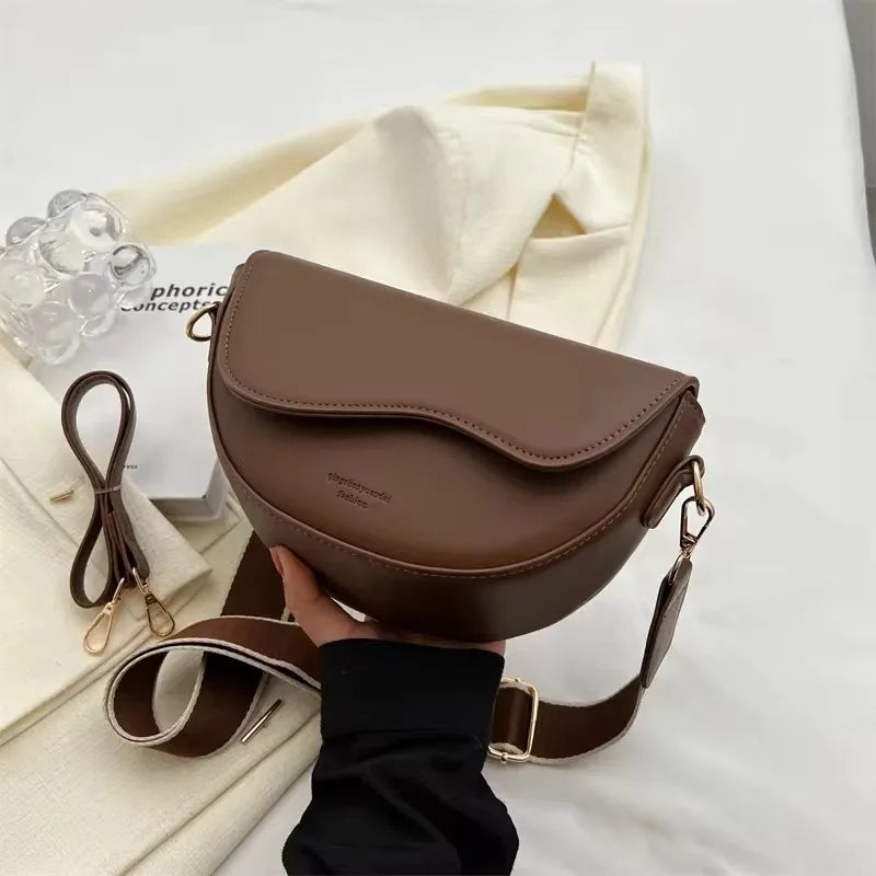Luxury Print Leather Women’s Shoulder Bag
