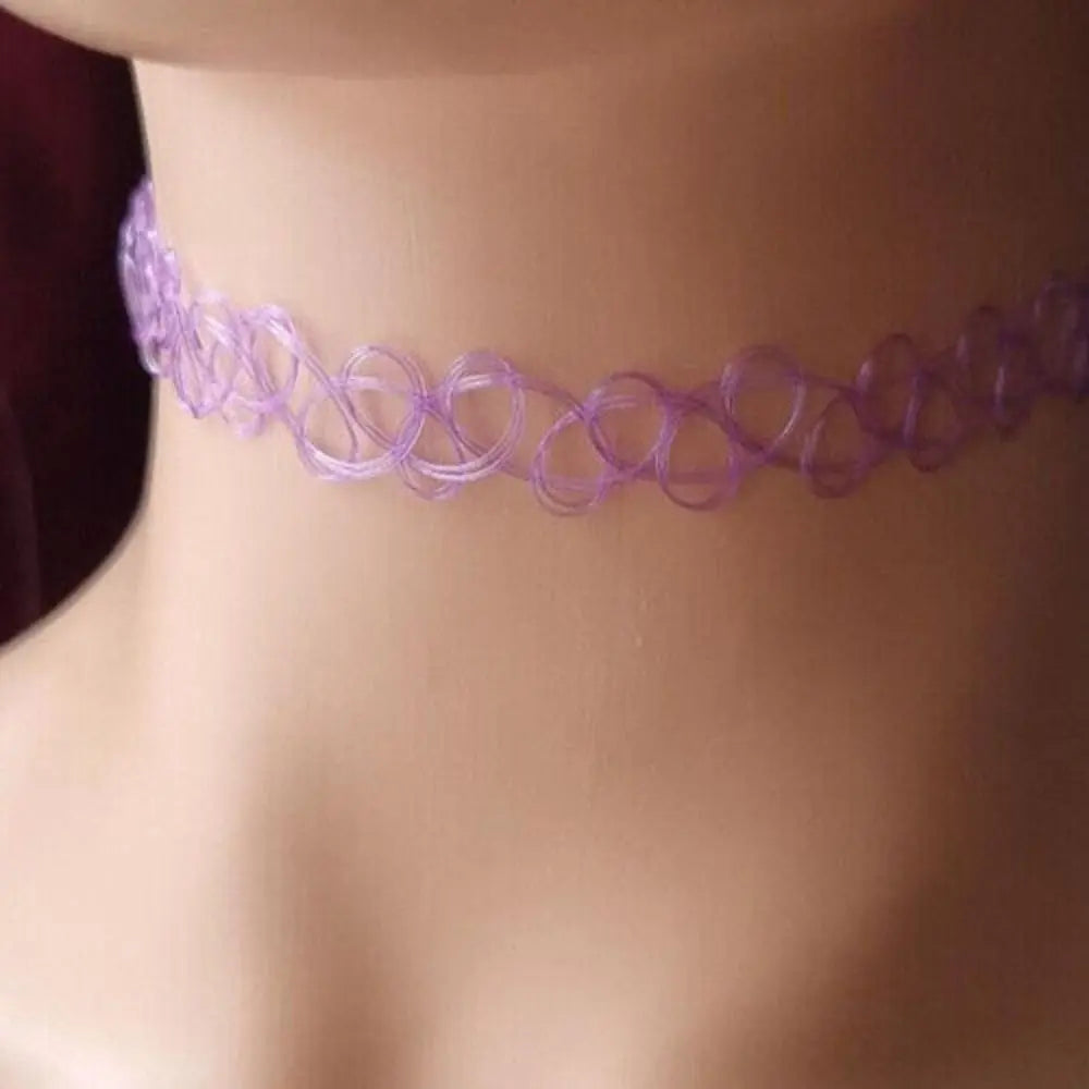 Multi-Color Braided Fish Thread Choker