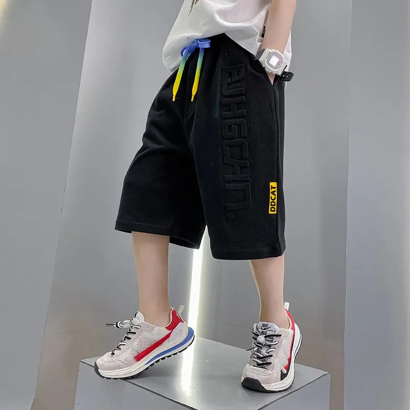 Boys' Summer Cotton Sweatpants Shorts