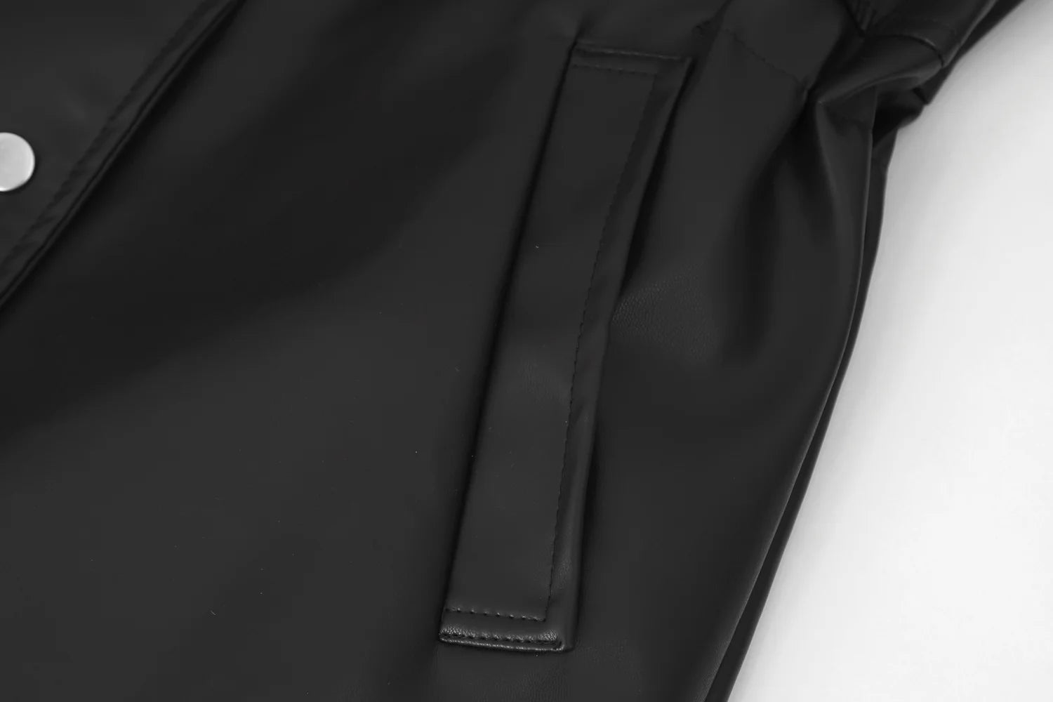 HH Women Double Breasted Stand Collar Long Sleeves