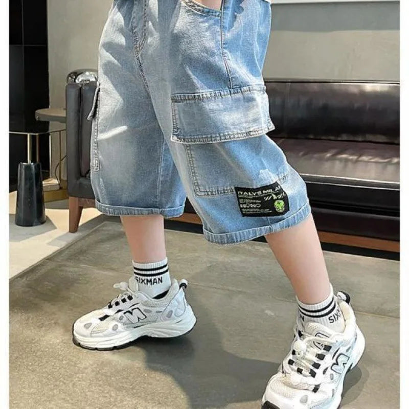 Teen Boys' Denim Summer Shorts