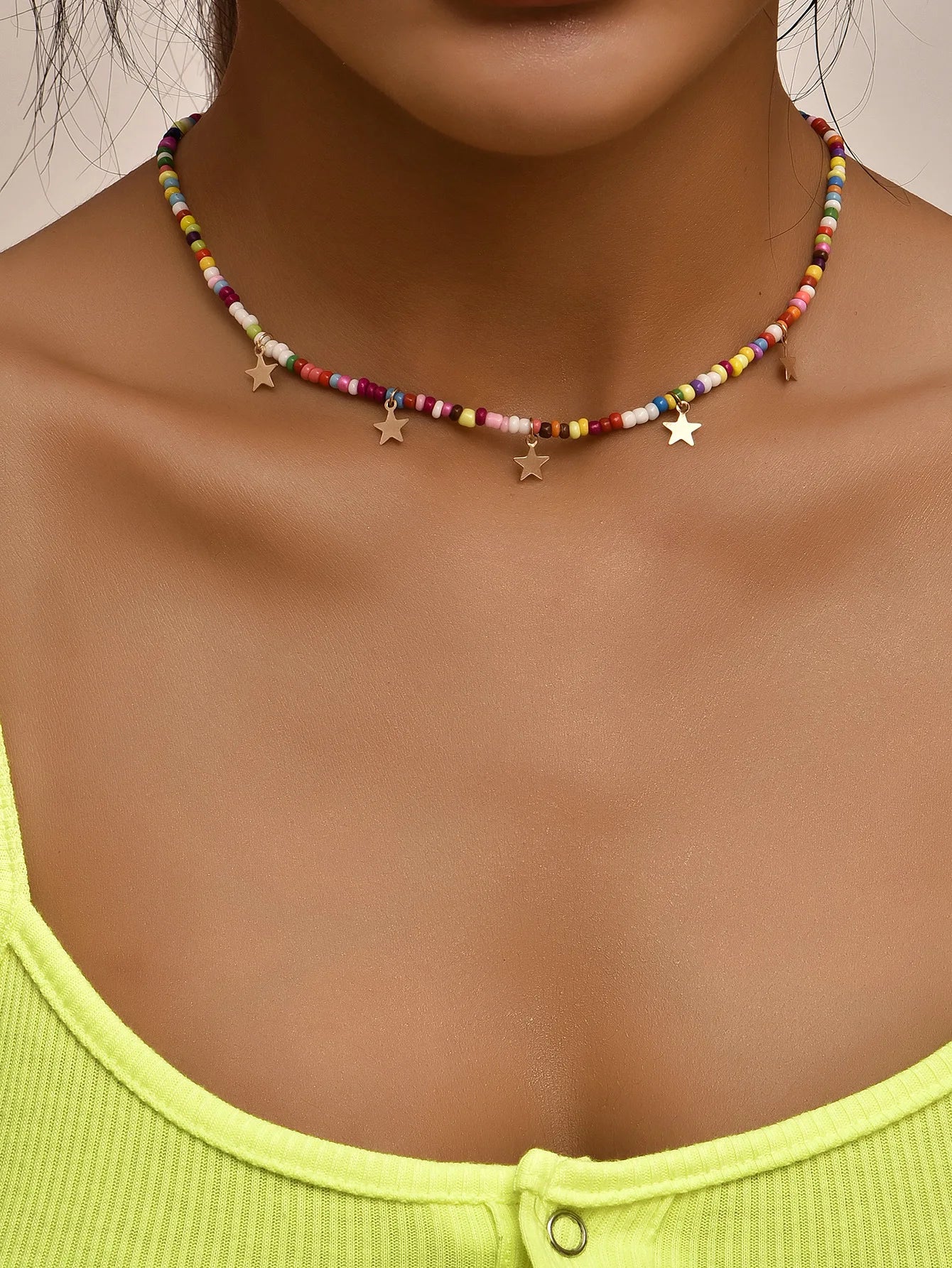 Bohemian Multilayer Stick Pendant Necklace