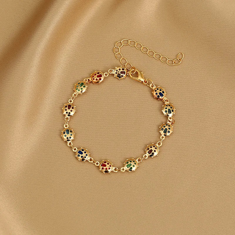 Exquisite Korean Crystal Heart Zircon Bracelet