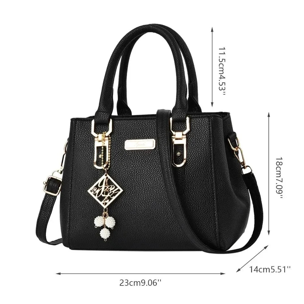 Large Capacity Leather Handbag for Women