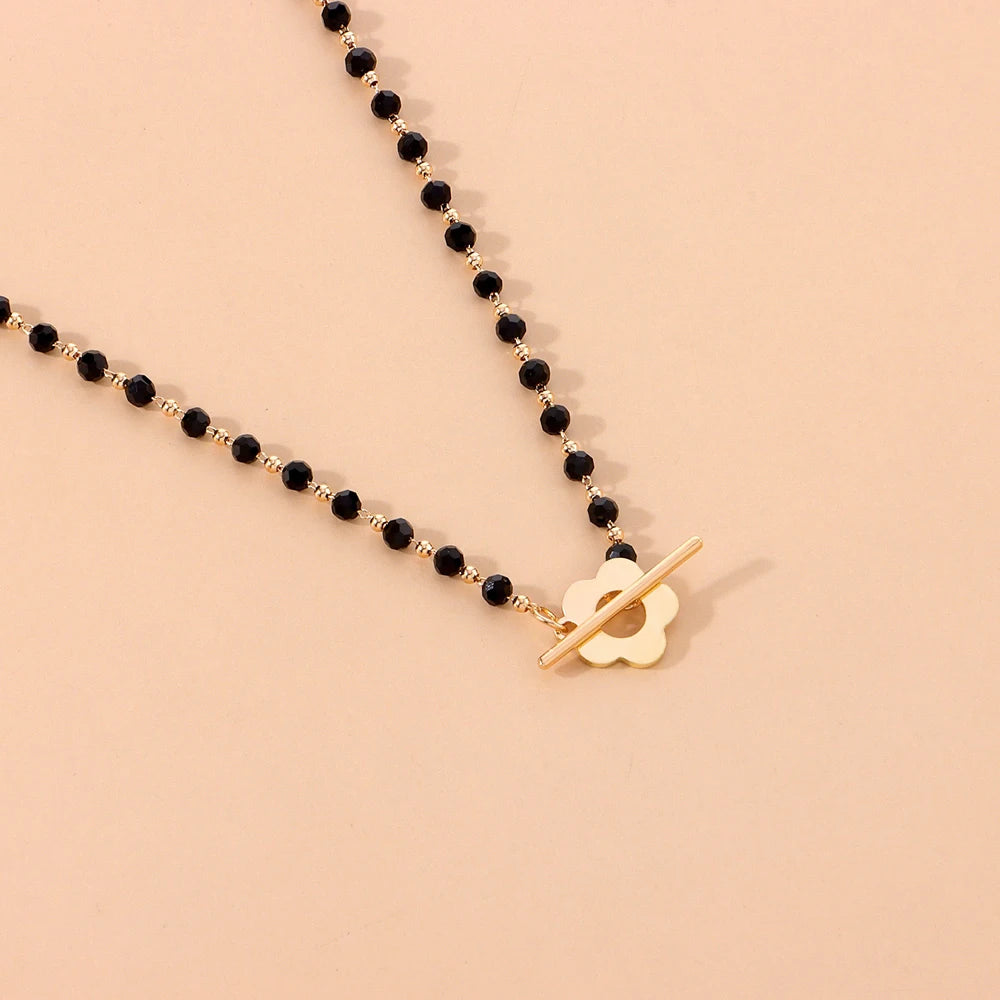 Luxury Black Crystal Butterfly Necklace