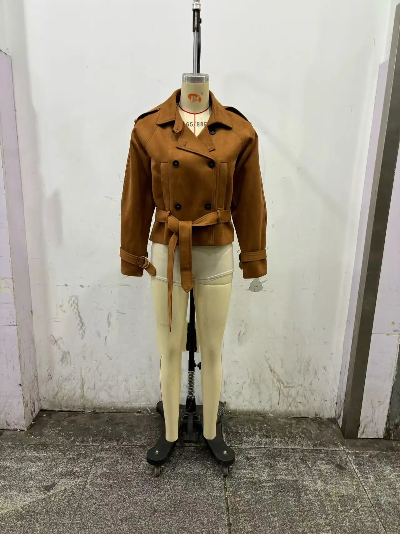 Autumn Winter Women Vintage Suede Jacket Coat