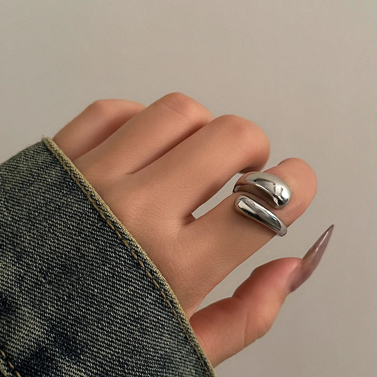 Creative Water Drop Metal Bangle