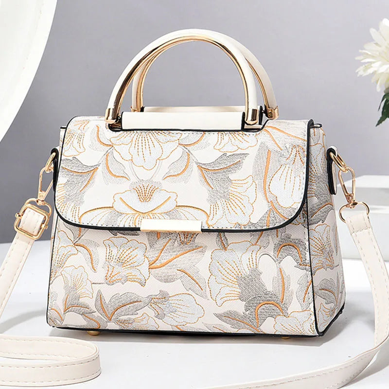 2025 Trendy Stripe Colorblock Shoulder Bag