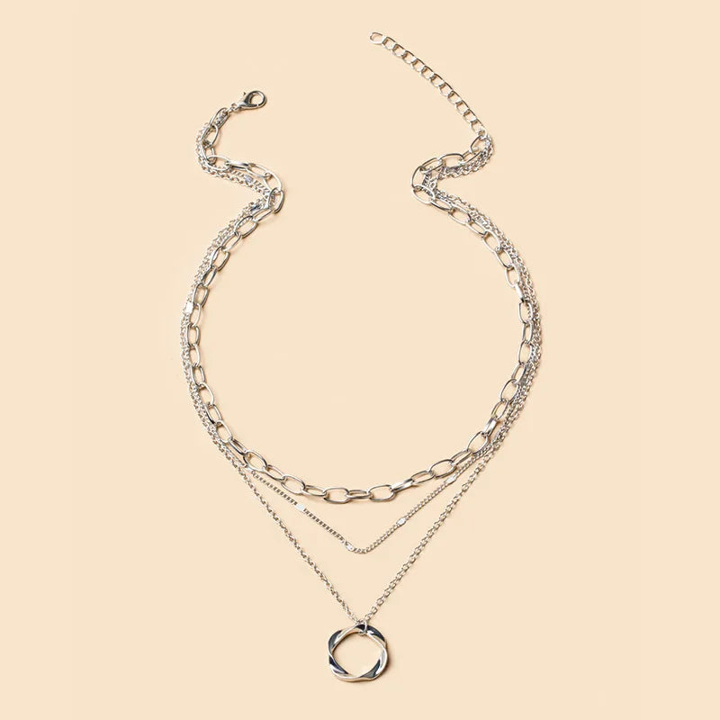 Bohemian Multilayer Stick Pendant Necklace