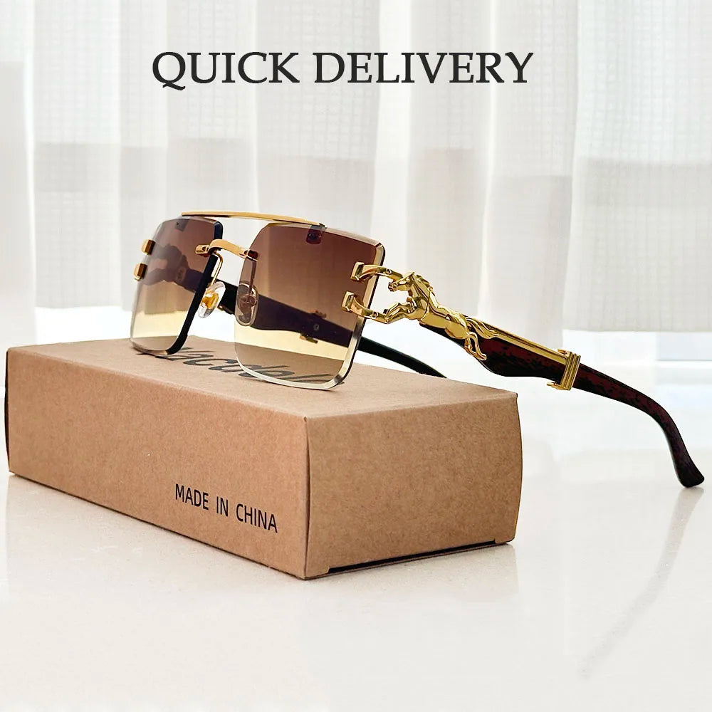 Vintage Square Sunglasses for Men & Women