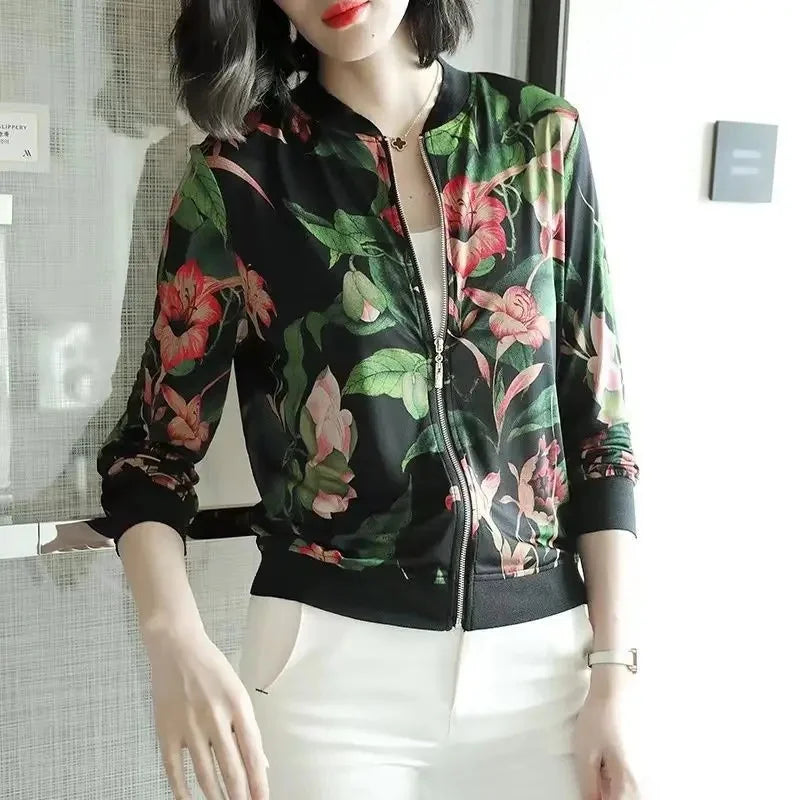 Women’s Knitted Sun Protection Baseball Jacket
