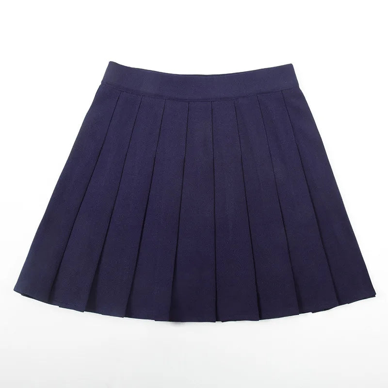 Women’s High-Waist Pleated A-Line Mini Skirt