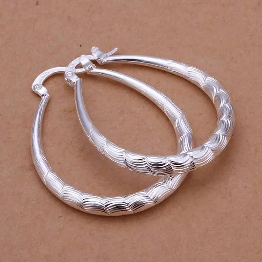 SAIYE 925 Sterling Silver Wedding Hook Earrings