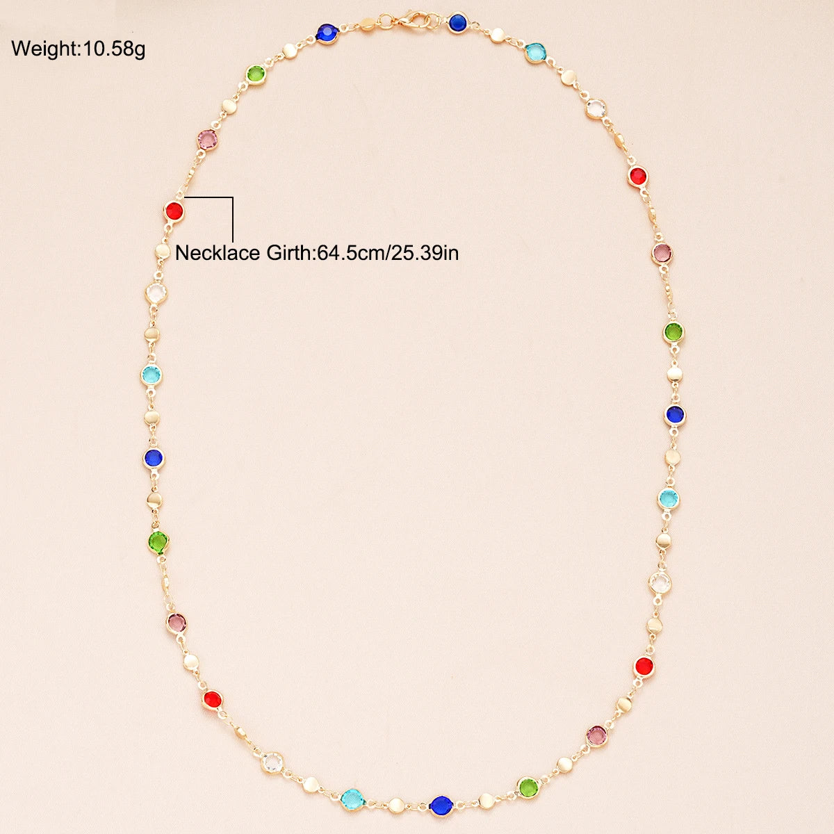 Bohemian Y-Shaped Colorful Necklace