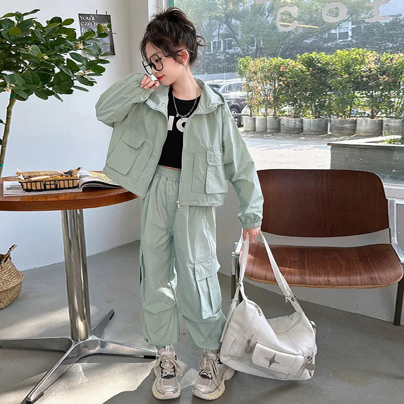 Girls' Sports & Leisure Suit, Spring