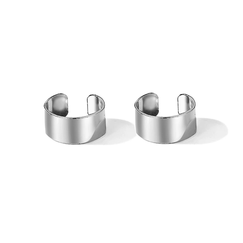 Punk Geometric Ear Cuff Earrings