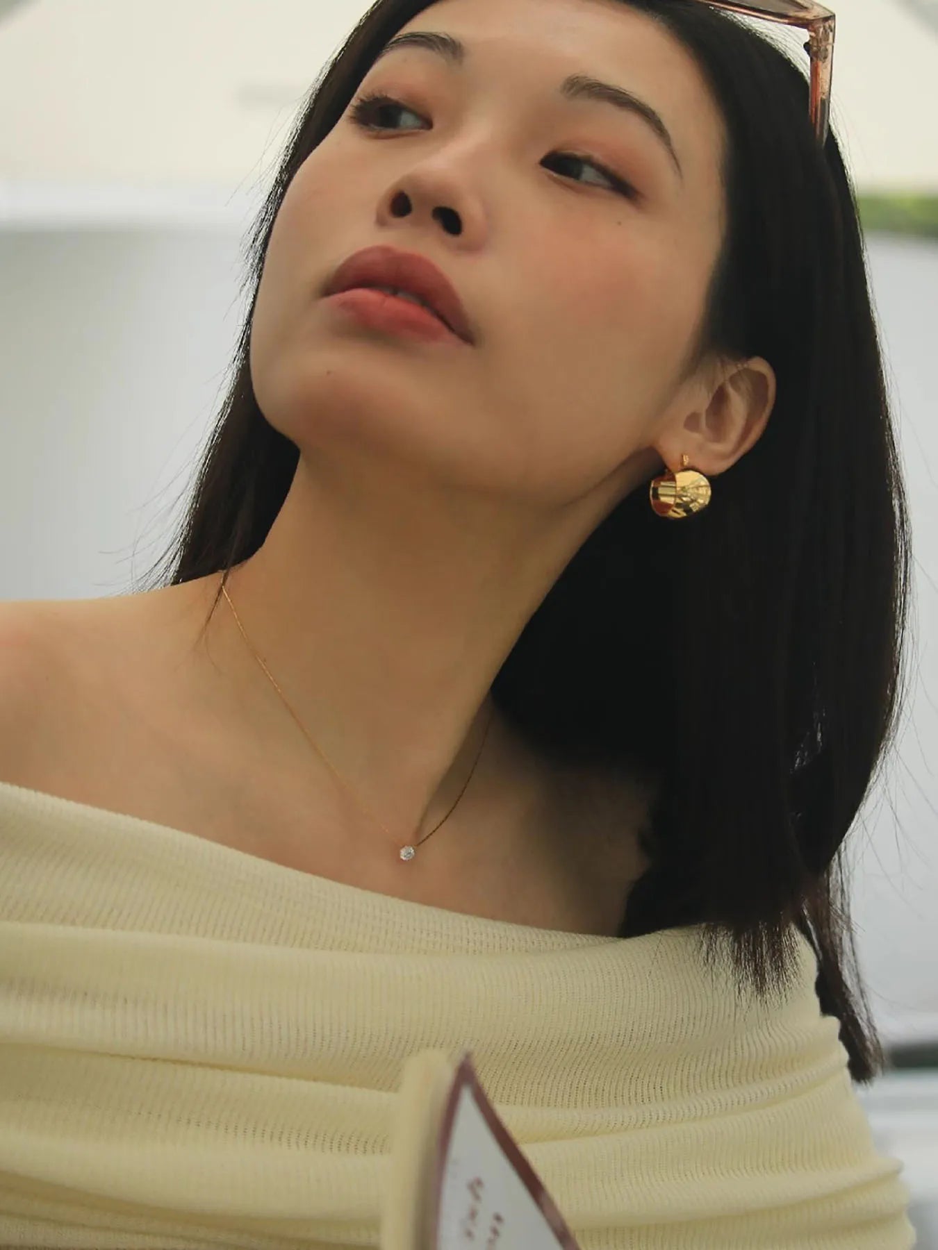 Minimalist Solitaire Zircon Necklace