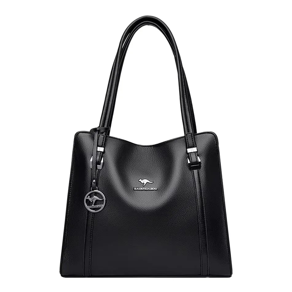 Luxury Print Leather Women’s Shoulder Bag