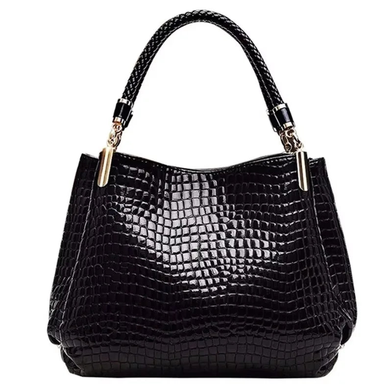 Luxury Print Leather Women’s Shoulder Bag