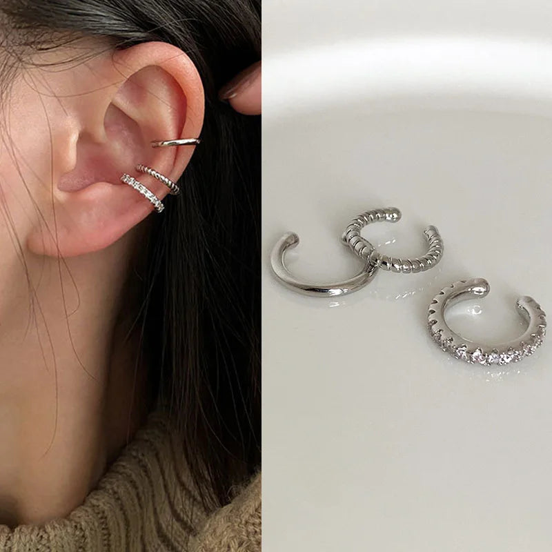 Delicate Tassel Clip-On Ear Cuff Earrings