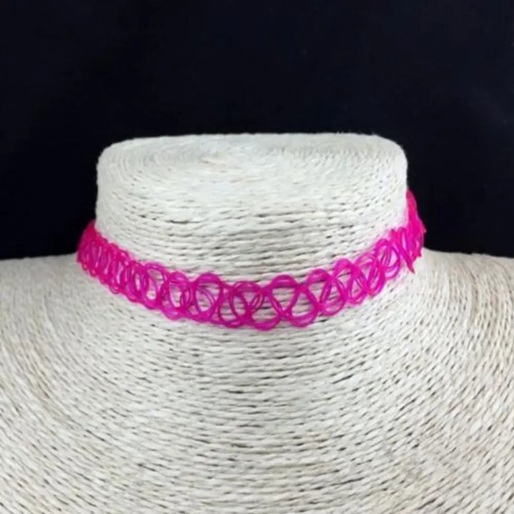Multi-Color Braided Fish Thread Choker