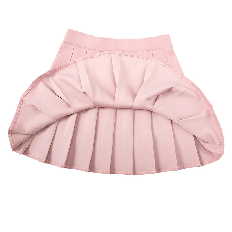 Women’s High-Waist Pleated A-Line Mini Skirt