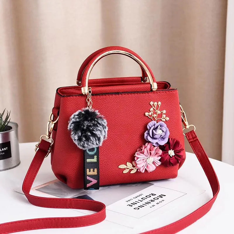 3D Flower Mini Crossbody Handbag