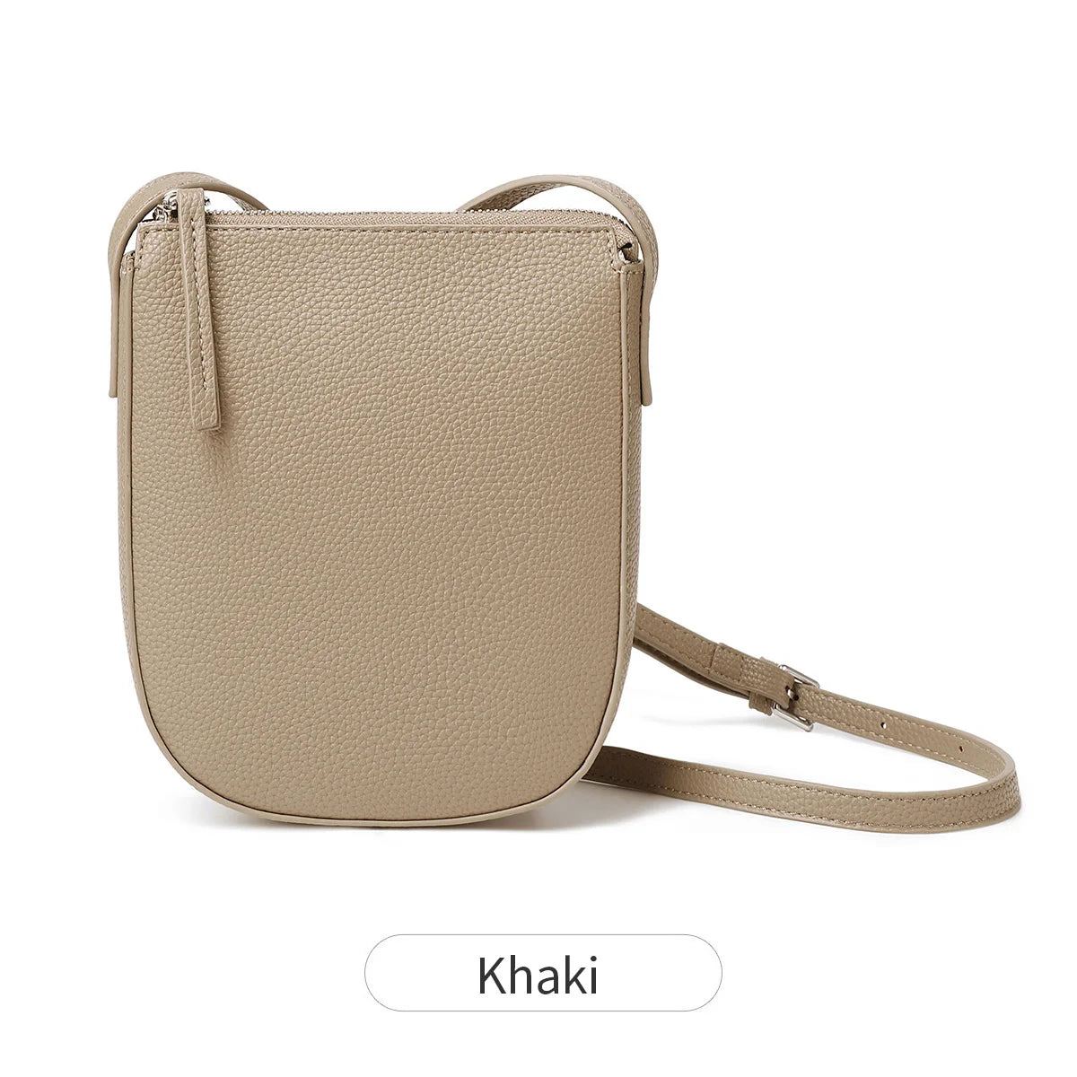 Classic Minimalist Solid Color Crossbody Bag