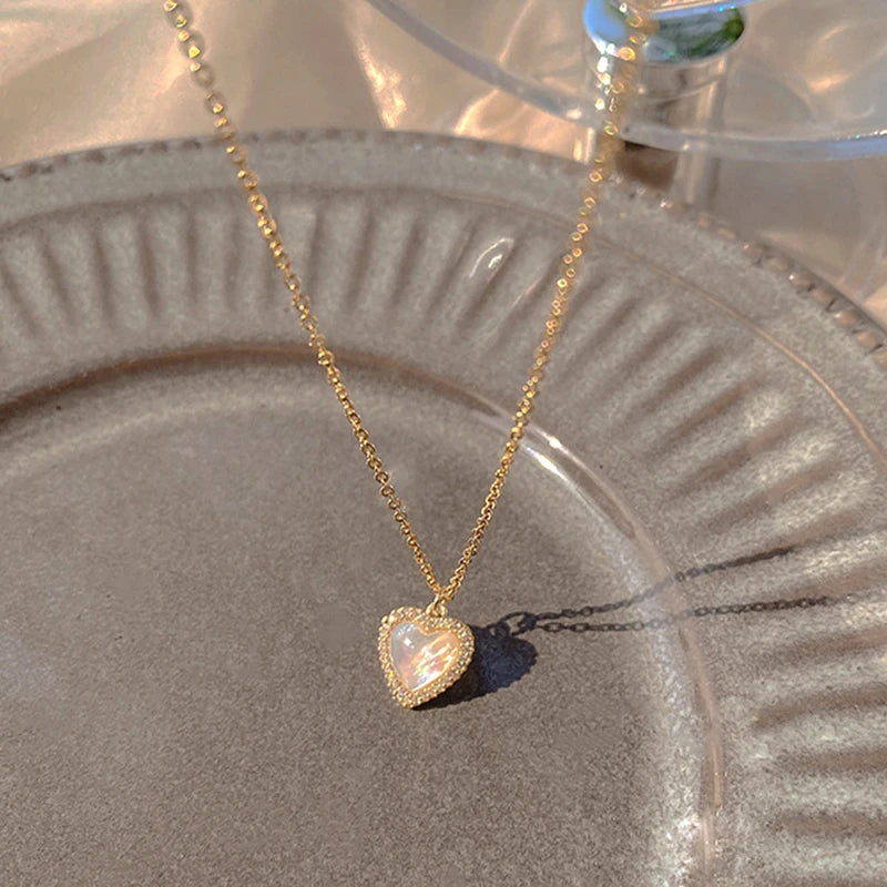 Shiny Double Layer Butterfly Necklace