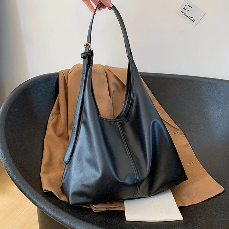 2025 High-Quality PU Large Tote Bag