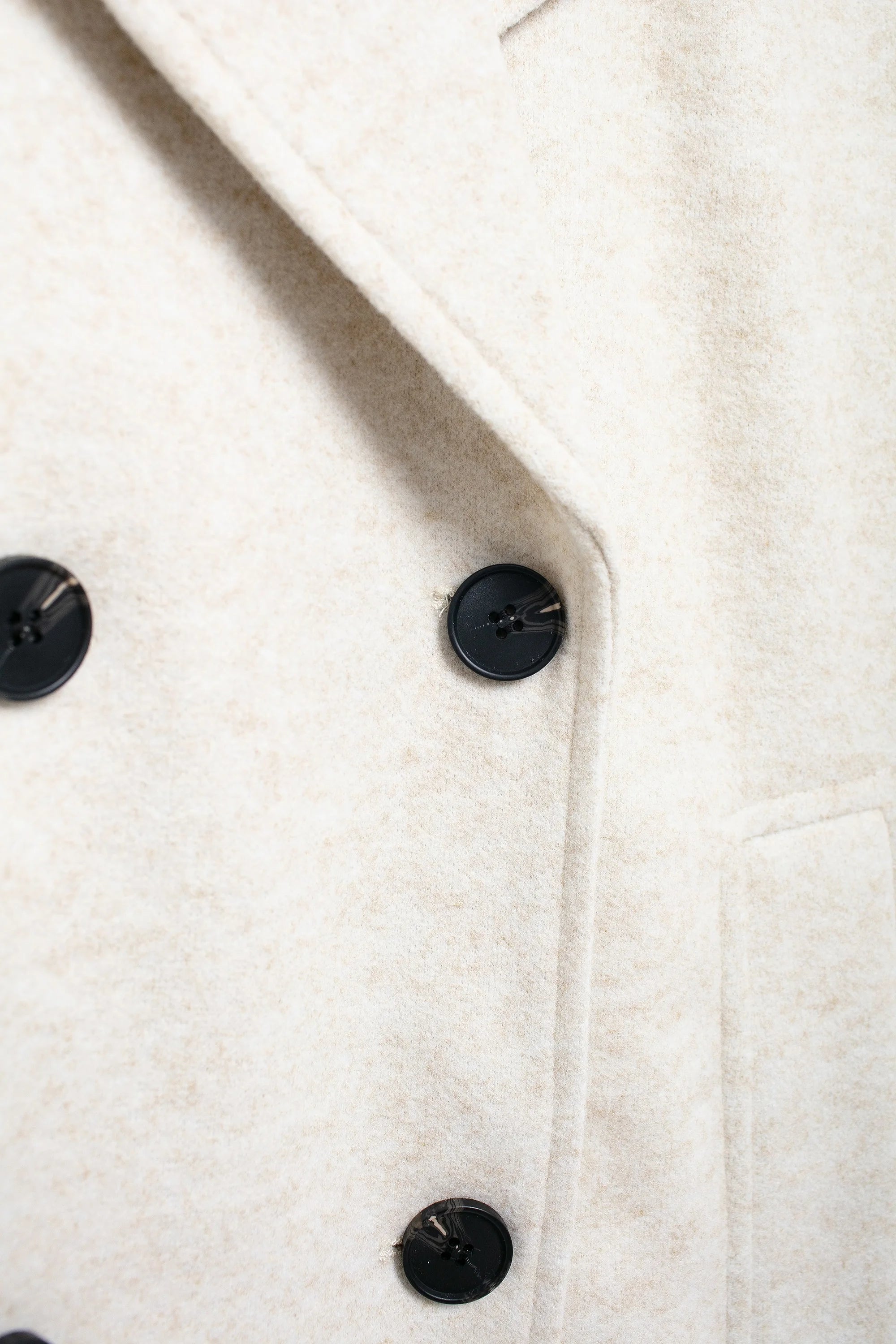 Winter Coat For Women 2024 Solid Lapel Double Breasted Long